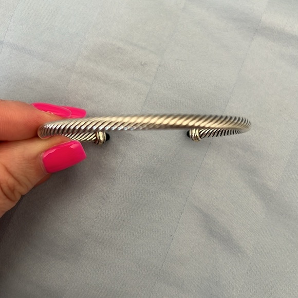 David Yurman Cable Classic Bracelet with 18K Gold & Semiprecious Stones, 4mm - Picture 7 of 7